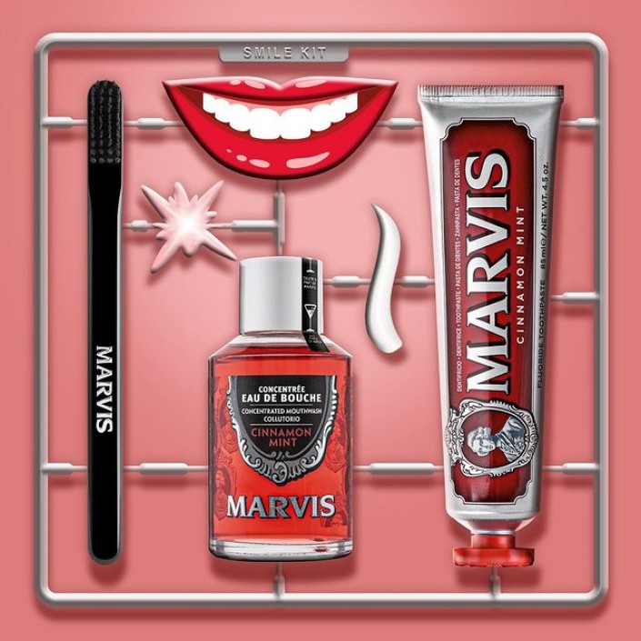 pasta de dentes marvis