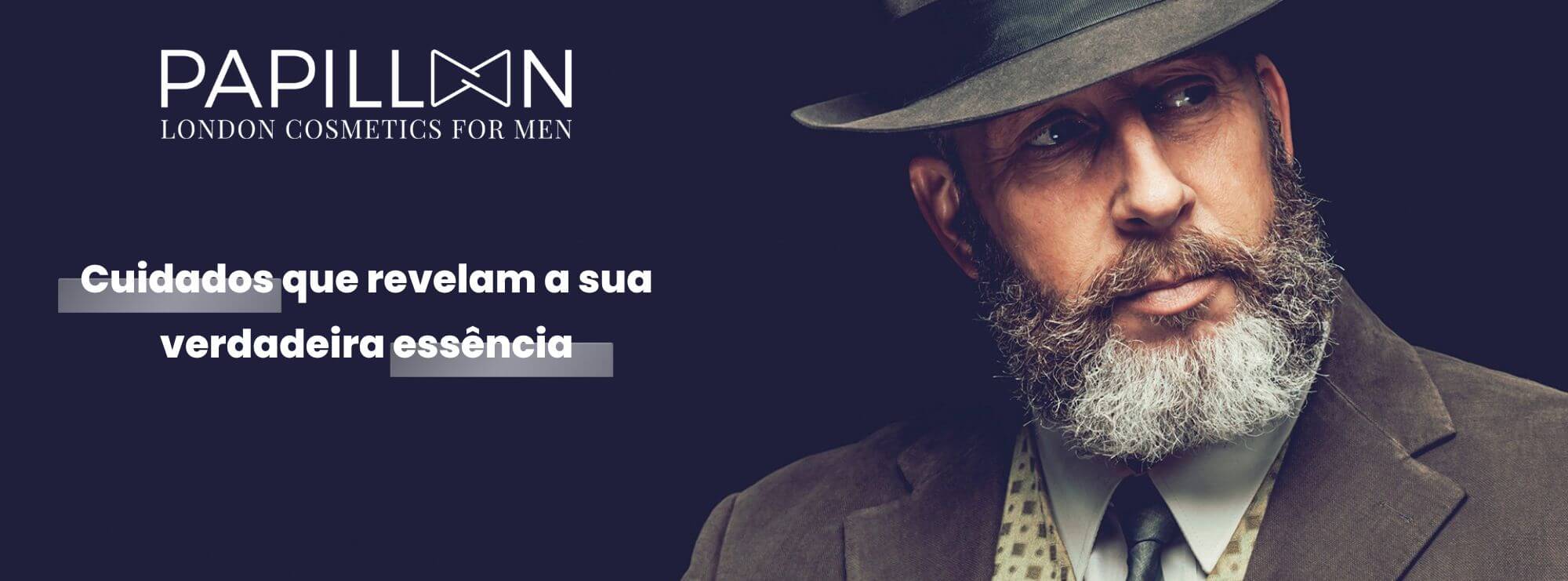 produtos para pele do homem papillon London