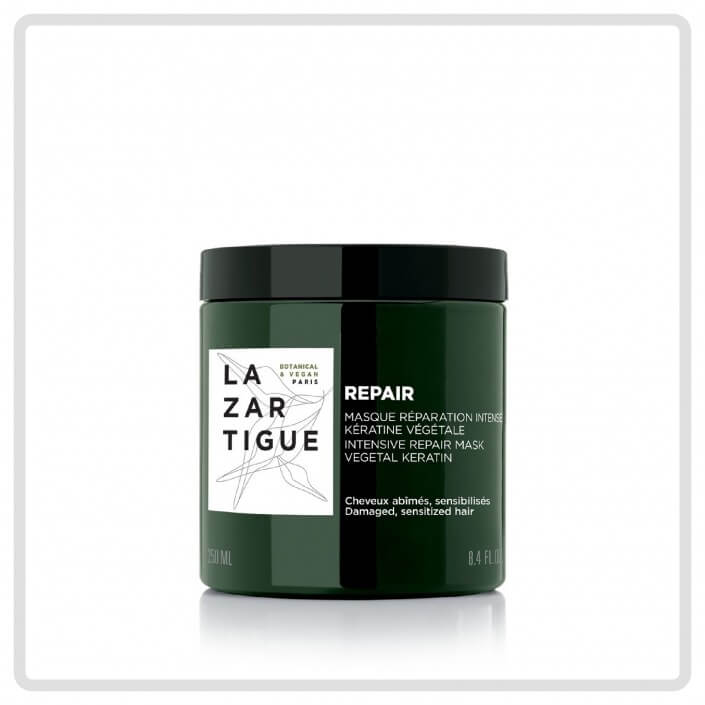 máscara reparadora com queratina para cabelo danificado