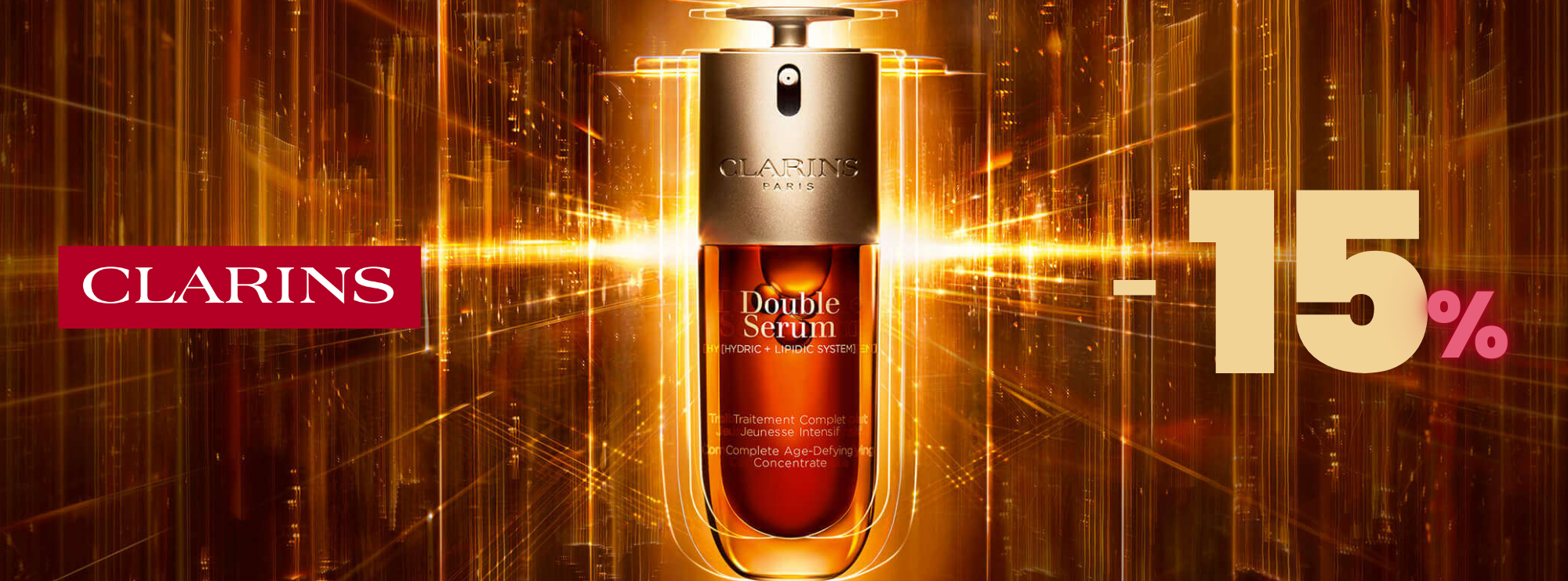 double serum clarins smart aging creme antenvelhecimento rugas chronoage