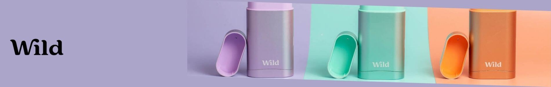 WILD desodorizantes vegan, recarregveis, sem aluminio