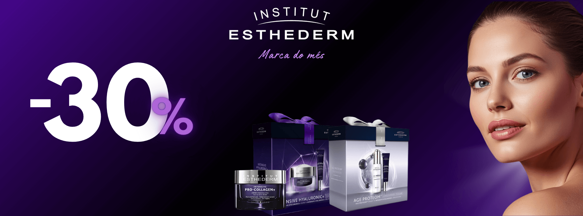 Campanha Institut Esthederm – produtos de rosto e corpo com desconto exclusivo