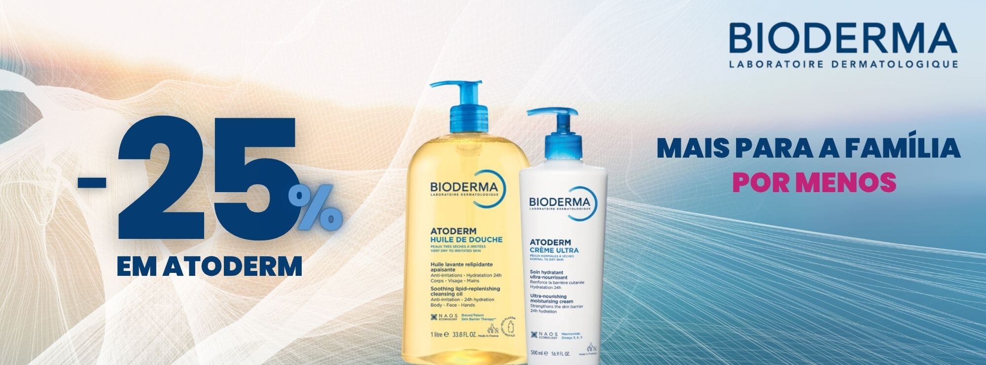 bioderma Atoderm pele atópica, menos comichão mais alívio da irritação