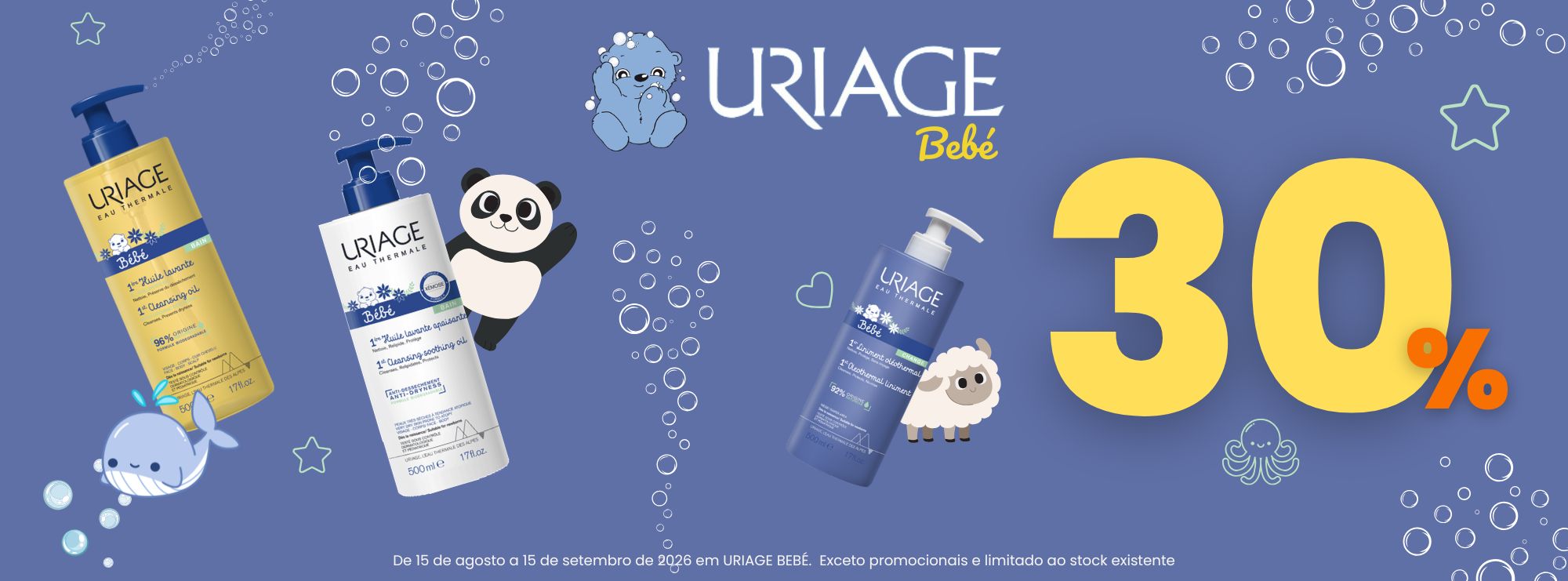 Uriage bebé promoção