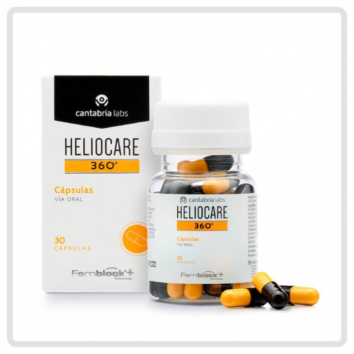 Cápsulas orales para proteger la piel del daño solar y prolongar el bronceado.
