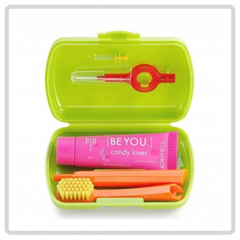kit de higiene oral para viagem