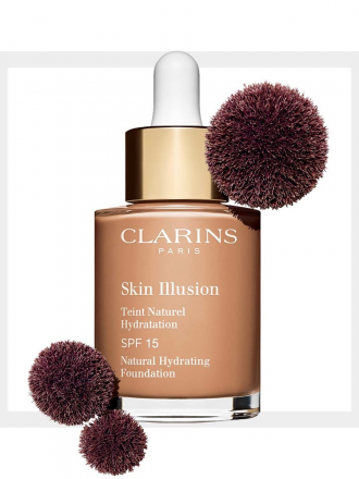 Clarins Skin Illusion Base Efeito Pele Nua Tom 112  30ml