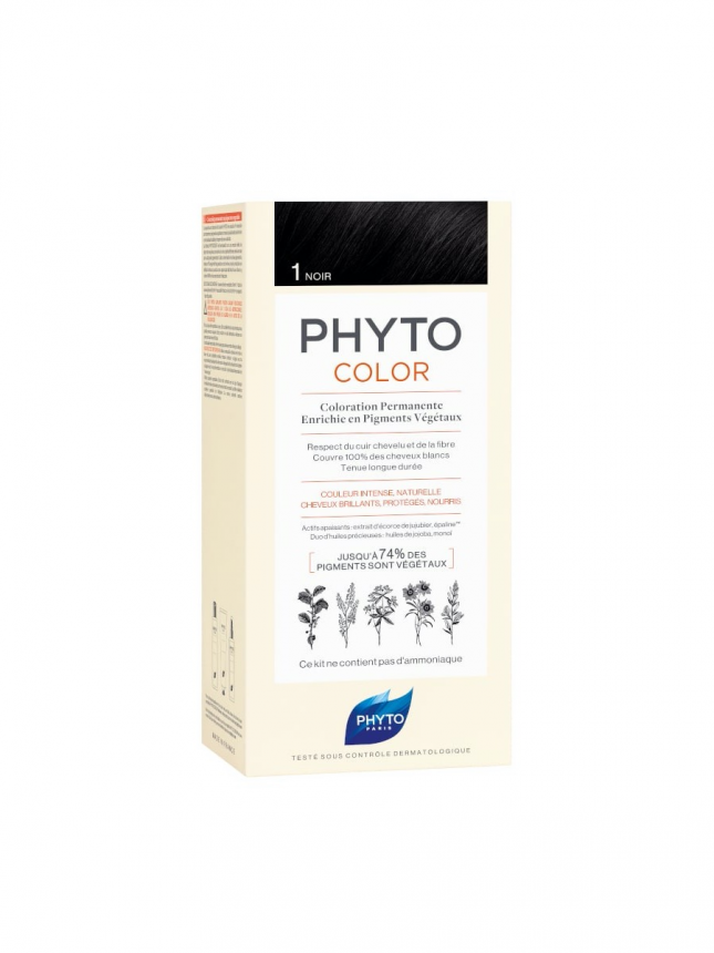 Phyto Phytocolor Kit Colorao para Cabelo 1 Preto