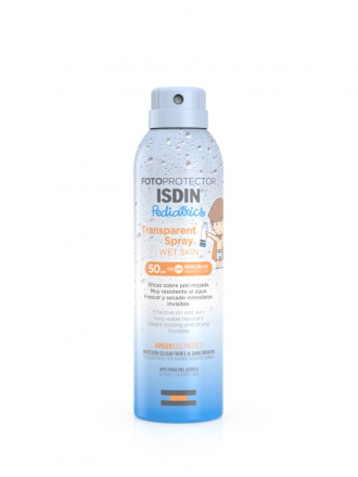 Isdin Fotoprotector Pediatrics Transparent Spray Wet Skin FPS50