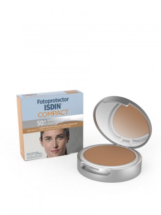 Fotoprotector Isdin Compact 50+ Bronce 10g