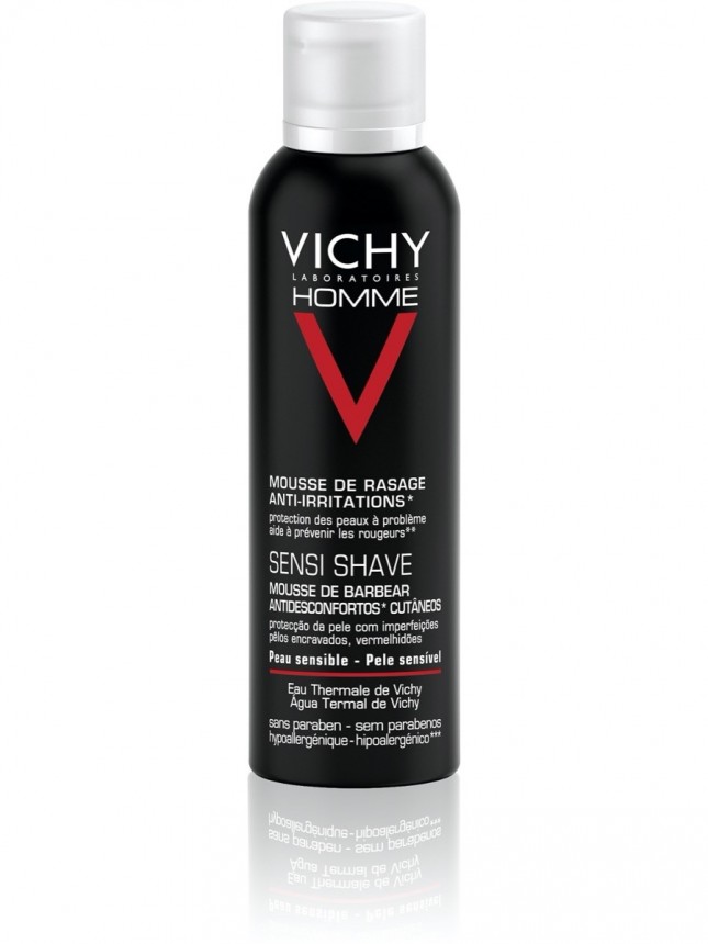 Vichy Homme Mousse de Barbear Anti-irritações