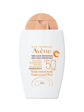 Avne Solar Fludo Mineral com Cor para Pele Intolerante e Alrgica