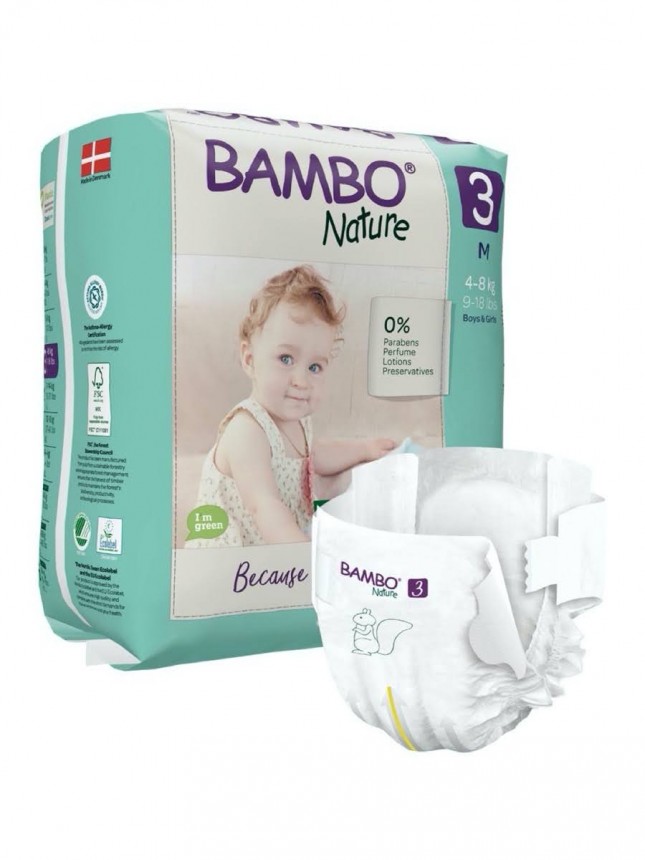 Paales Bambo Nature 3 (M) 4-8 kg (28 Paales)