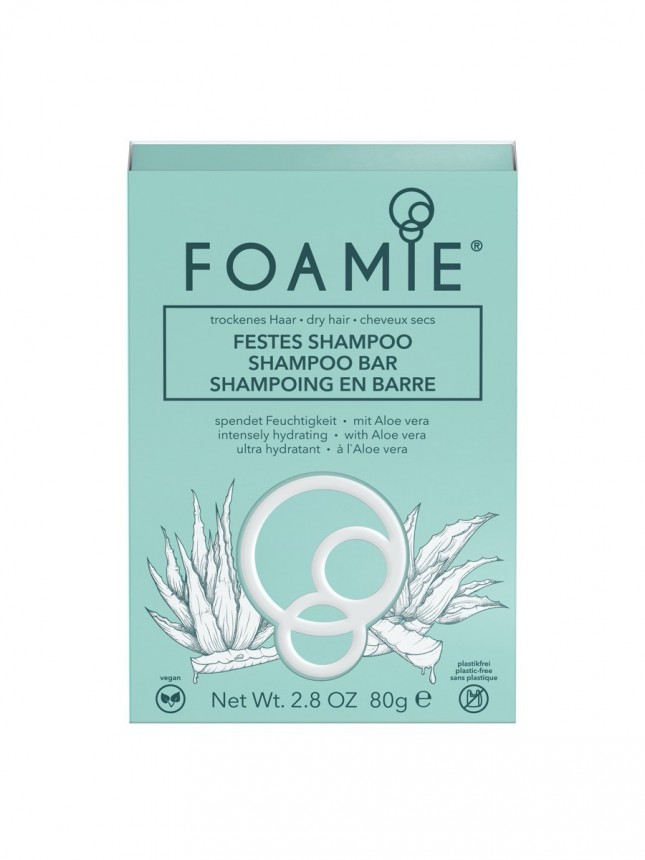 Foamie Champ Slido Aloe You Very Much para Cabelo Seco