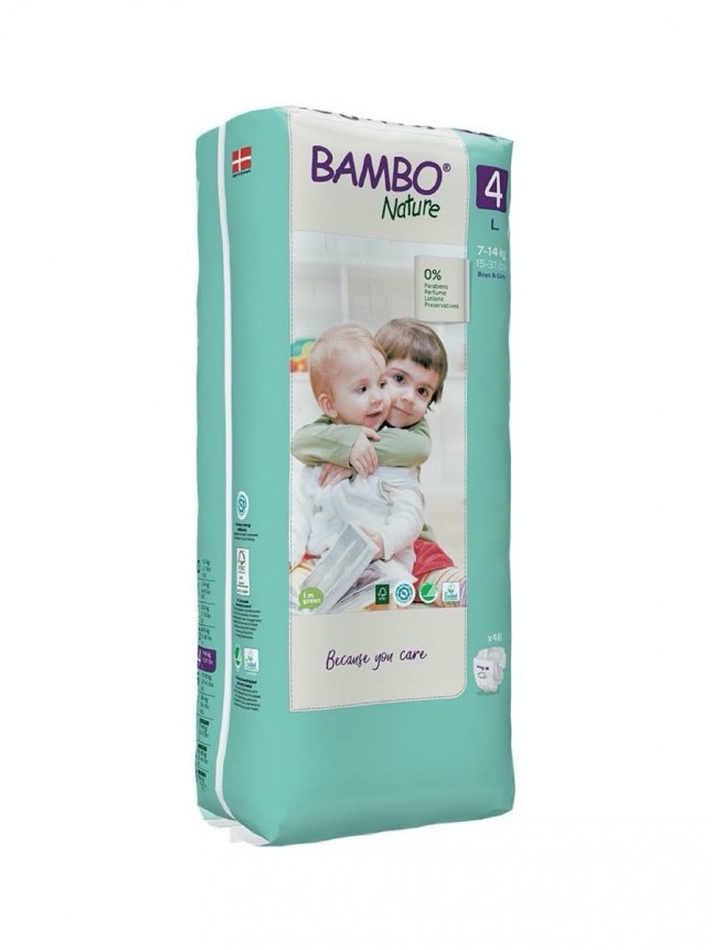 Paales Bambo Nature 4 (L) 7-14 kg (48 Paales)