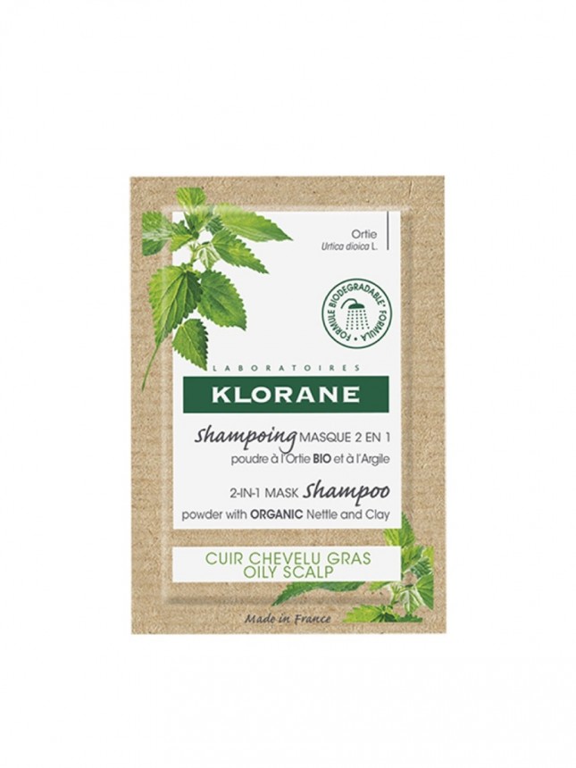Klorane Shampoo Mask Sachets - Cuero cabelludo graso