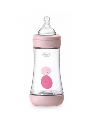 Chicco Bibern Perfect 5 Rosa Flujo Medio 240 ml