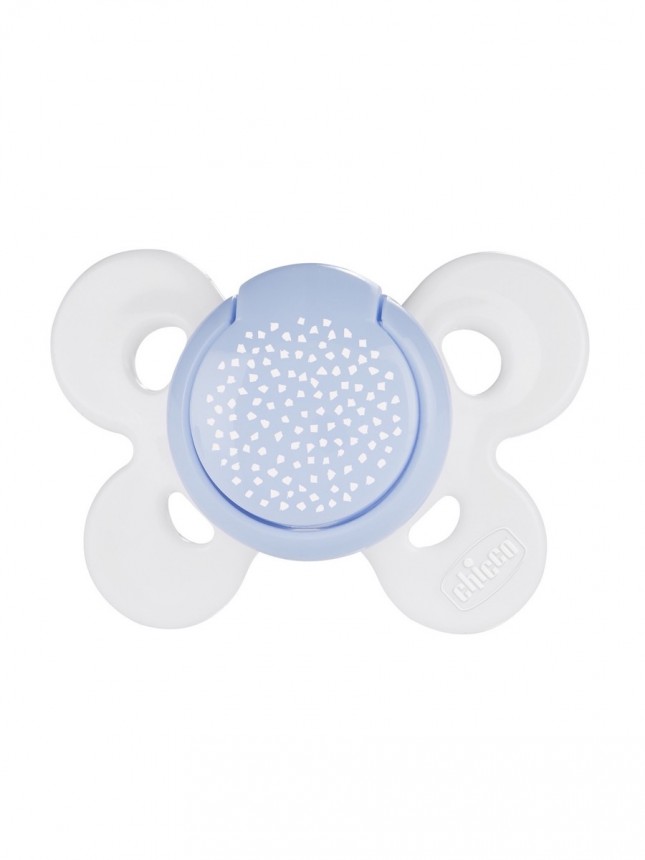 Chicco Physioforma Comfort Chupete Silicona 0-6 meses Azul (2 chupetes)