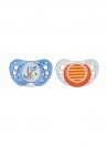 Chicco Chupeta Physioforma Air Latex  6-16  meses Azul  (2 chupetas)