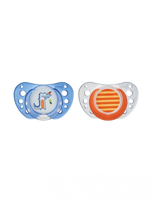 Chicco Chupeta Physioforma Air Latex  6-16  meses Azul  (2 chupetas)