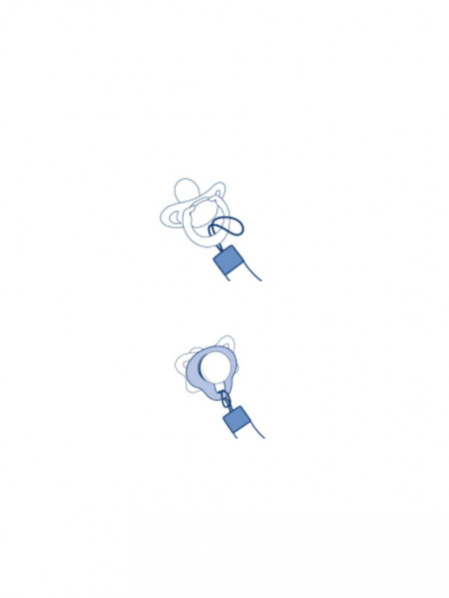 Chicco Clip Universal para Chupeta Fashion Azul