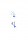 Chicco Clip Universal para Chupeta Fashion Azul