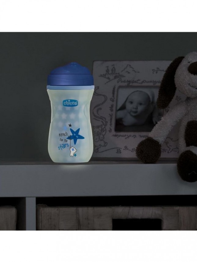 Chicco Copo Luminoso +14 meses Azul 200 ml