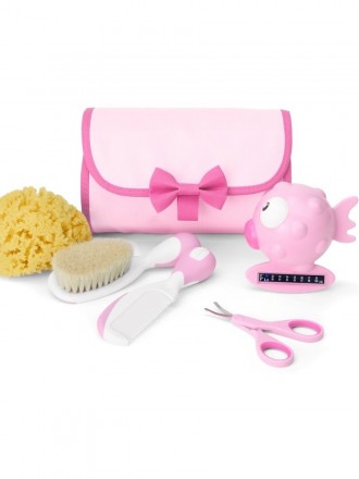 Chicco Conjunto de Higiene Happy Bubbles Rosa  +0 meses