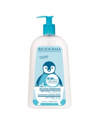 Bioderma ABCDerm Creme Lavante para Bebé Cold Cream 1Litro