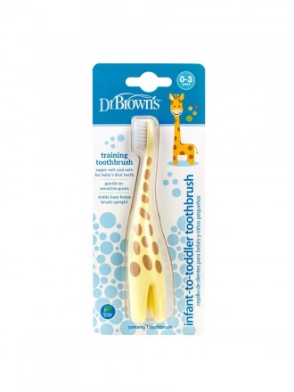 Dr Browns Escova Dentes Girafa 0 a 3 anos