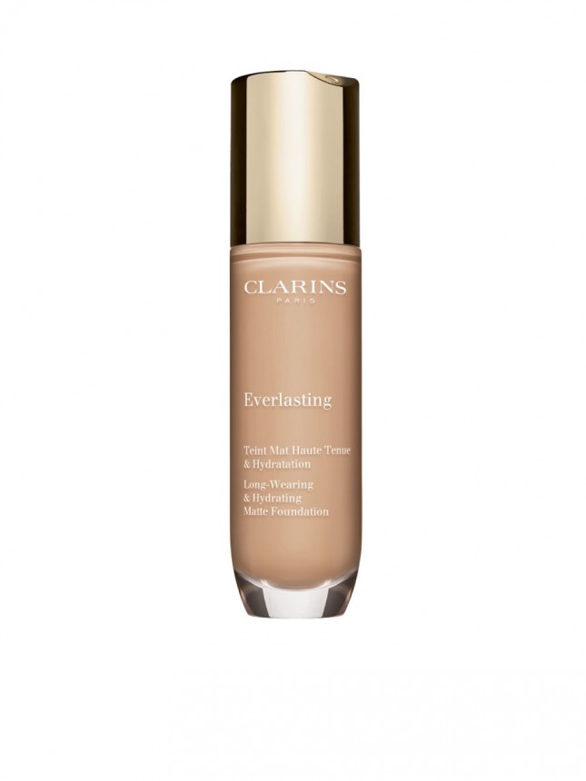 Clarins Everlasting Foundation - Base de Maquillaje Hidratante de Alta Cobertura 107C - beige
