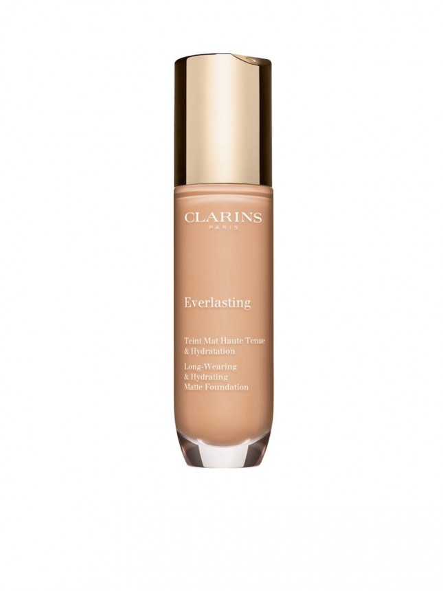 Clarins Everlasting Foundation - Base de Maquillaje Hidratante de Alta Cobertura 108W - arena