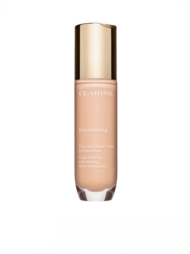 Clarins Everlasting Foundation - Base de Maquillaje Hidratante de Alta Cobertura 110N - miel