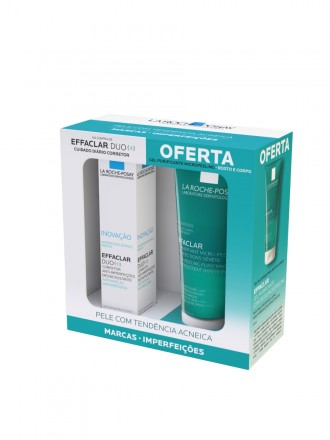 La Roche-Posay Effaclar Duo+ Creme de Rosto para Pele Oleosa 40ml com Oferta de Effaclar Gel de Lava La Roche-Posay Effaclar Duo+ Creme de Rosto para Pele Oleosa 40ml com Oferta de Effaclar Gel de Lava