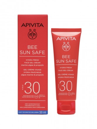 Apivita Bee Sun Safe FPS30 Hydra Fresh Creme Protetor Solar de Rosto 50 ml