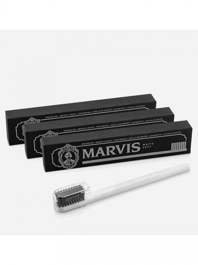 Cepillo de dientes suave blanco Marvis