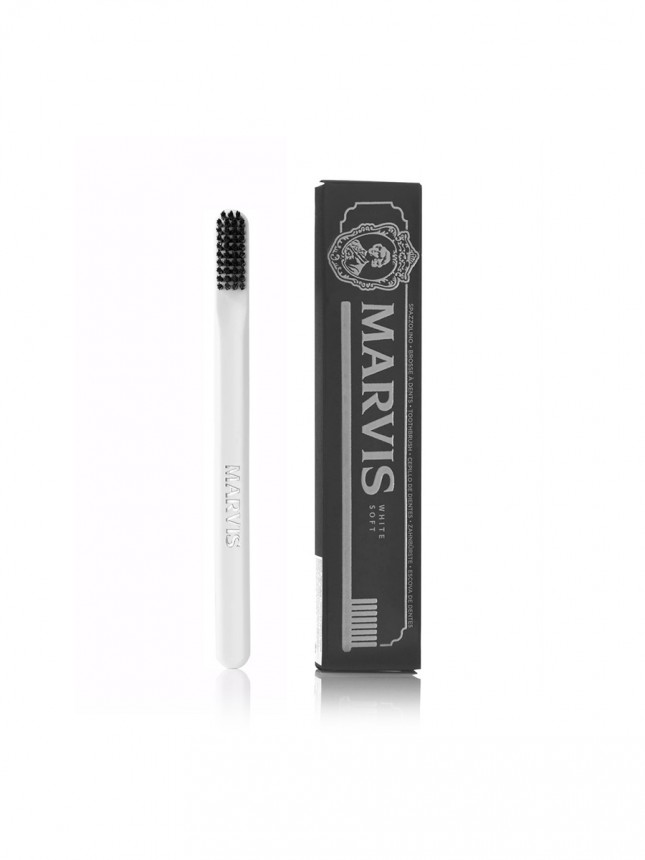 Cepillo de dientes suave blanco Marvis