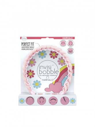 Invisibobble Hairhalo Retro Dreamin  Eat, Pink, and be Merry (rosa)