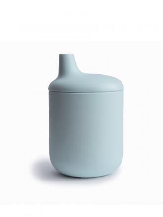 Mushie Sippy Cup Silicone Powder Blue