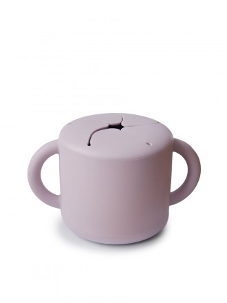 Mushie Snack Cup Soft  Lilac
