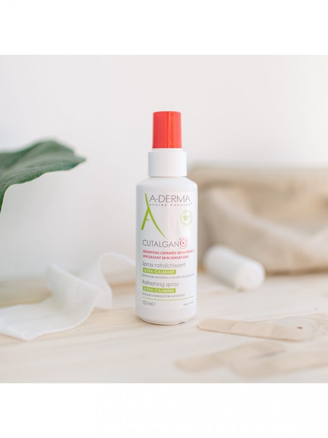 A-Derma Cutalgan Spray Refrescante Ultra Calmante Sensações Cutâneas Desagradáveis