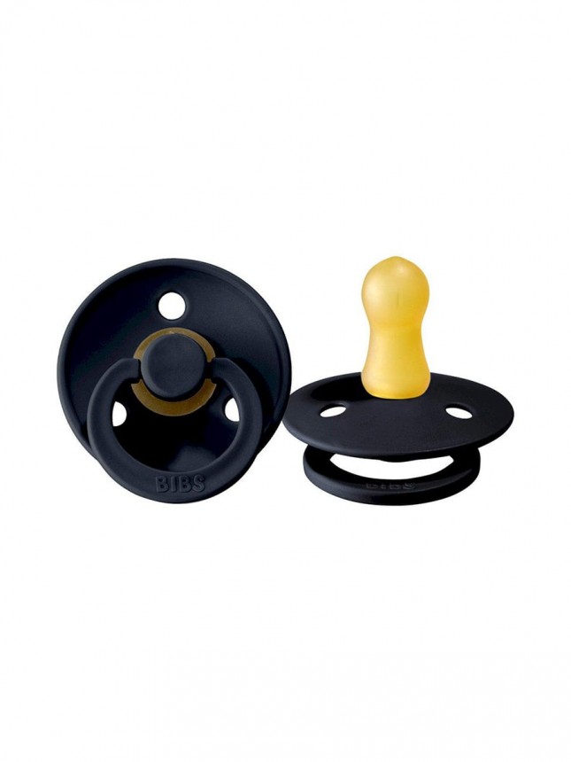Bibs Colour 2 Chupetas Mustard/Black 6 a 18 meses
