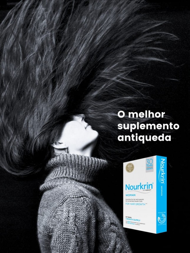 Pastillas para el crecimiento del cabello Nourkrin Woman - 60 tabletas