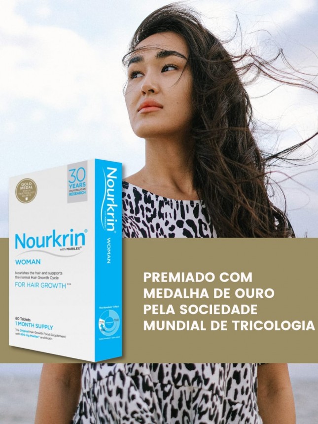 Pastillas para el crecimiento del cabello Nourkrin Woman - 60 tabletas