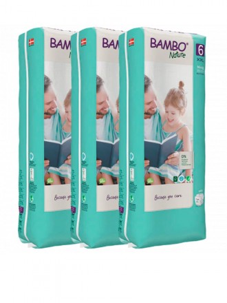 Paales Bambo Nature 6 (XXL) 16+ kg (40 Paales) PACK 3