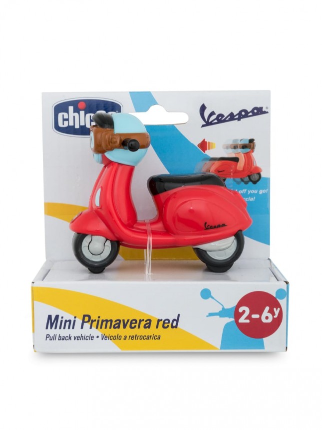 Chicco Brinquedo Mini Vespa Primavera Vermelho 2 a 6 anos