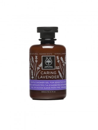 Apivita Gel de Banho Caring Lavender para Pele Sensível 250ml
