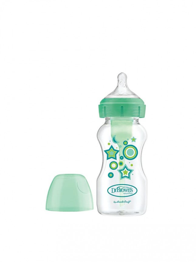 Dr Browns Options Bibero Largo Verde Tetina Silicone 270 ml