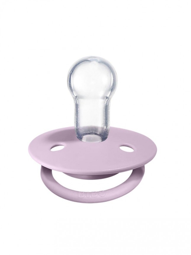 Bibs De Lux 2 Chupetas Dusky Lilac/Heather Tamanho nico  Silicone