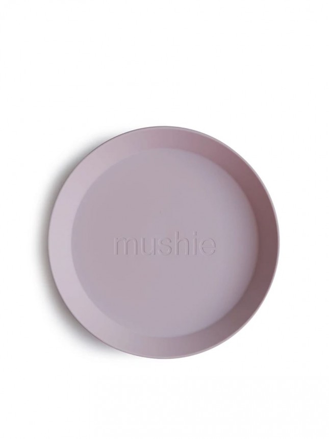 Mushie Conjunto 2 Pratos Redondos Soft Lilac